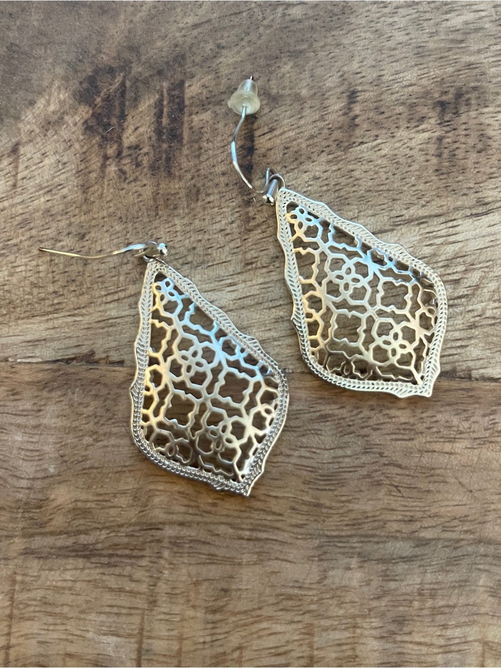 Kendra Scott gold earrings